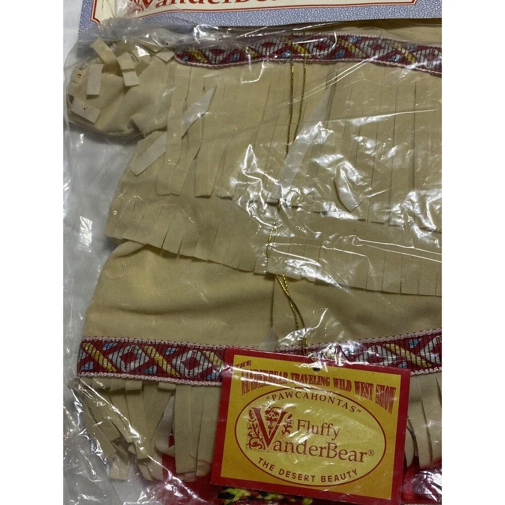 Fluffy Vanderbear Wear The Wild West Collection Pawcahontas Outfit Clothes